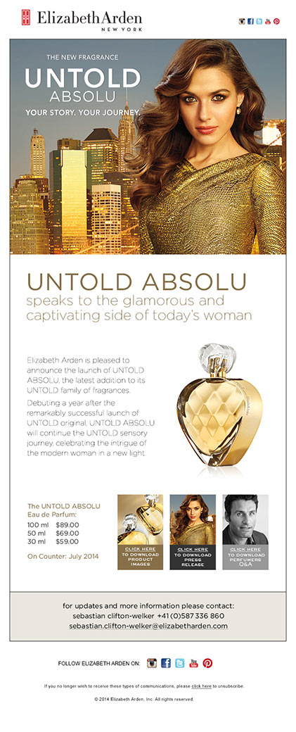 Elizabeth Arden - Email