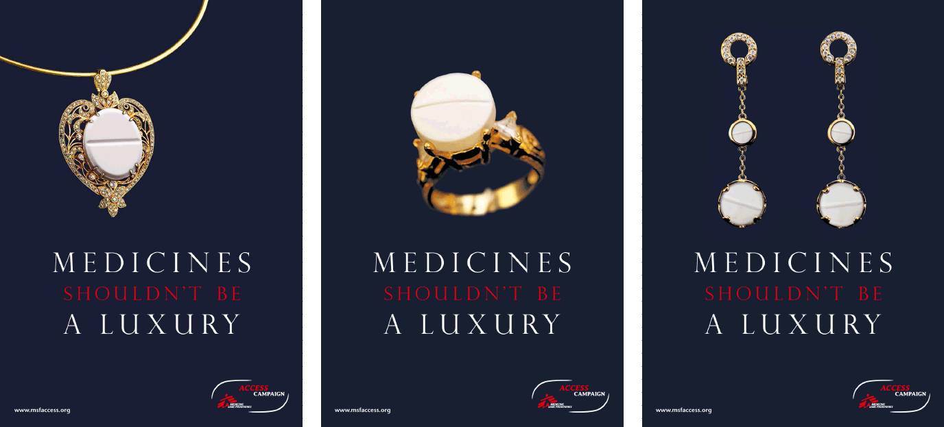 MSF - Luxury Medicines Posters