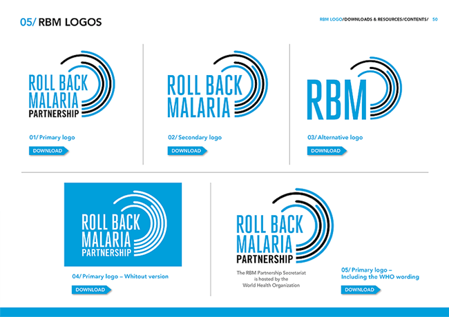 Roll Back Malaria - Brand Guidelines